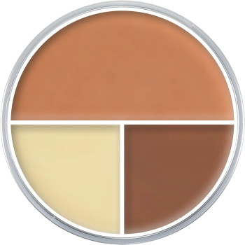 Kryolan - Ultra Foundation Trio - Kółko Podkładów Kryjących - 3 Kolory