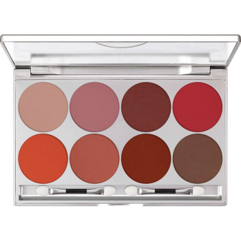 Kryolan - Blusher Palette - Paleta Róży Do Policzków 8 Kolorów - 20g