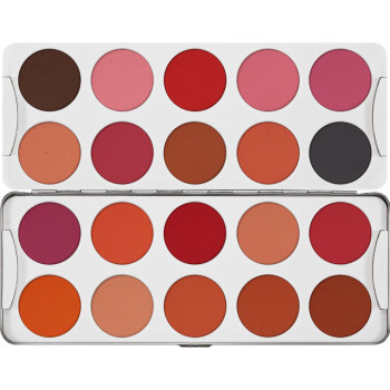 Kryolan - Blusher Palette - Paleta Róży 20 Kolorów - 50g