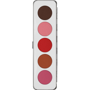 Kryolan - Blusher Palette - Paleta Róży Do Policzków 5 Kolorów - 12,5g