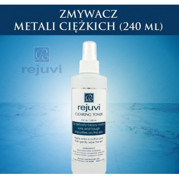 Rejuvi - Clearing Toner - płyn zmywający metale ciężkie - 240ml