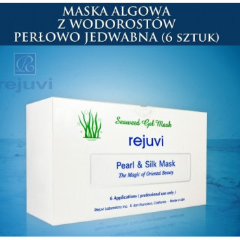 Rejuvi - Pearl & Silk Mask - maska z pudrem perłowym - 1szt