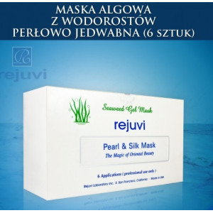 Rejuvi - Pearl & Silk Mask - maska z pudrem perłowym - 1szt