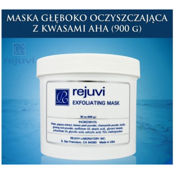 Rejuvi - Exfoliating Mask - maska głęboko oczyszczająca z kwasami AHA - 900g