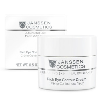 Janssen - DEMANDING SKIN - Rich Eye Contour Cream - Krem wygładzający i pielęgnujący okolice oczu - 15ml