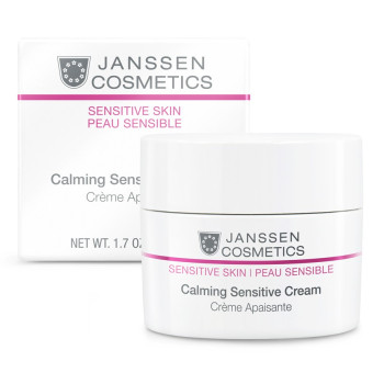 Janssen - SENSITIVE SKIN - Calming Sensitive Cream - Łagodzący krem do pielęgnacji skóry wrażliwej - 50ml