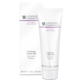 Janssen - OILY SKIN - Clarifying Cream Gel - Kremowy żel regulujący ilość wydzielanego sebum przez 24 godziny - 50ml