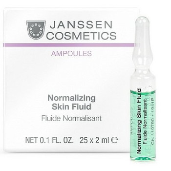 Janssen - Ampułki - Normalizing Skin Fluid - Koncentrat do skóry tłustej zanieczyszczonej oraz trądzikowej - 25x2ml