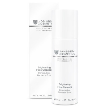 Janssen - DEMANDING SKIN - Brightening Face Cleanser - Łagodne rozjaśniające mleczko do oczyszczania twarzy - 200ml