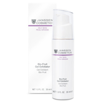 Janssen - OILY SKIN - Bio-Fruit Gel Exfoliator - Peeling na bazie kwasów owocowych - 30ml