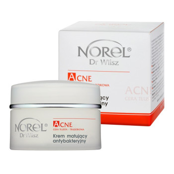 Norel - Acne - Krem matujący antybakteryjny - 50ml