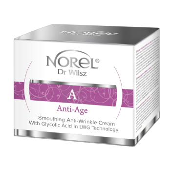 Norel - Glycolic Acid Krem wygładzający anti-age z kwasami AHA i ekstraktem z irysa - 50ml