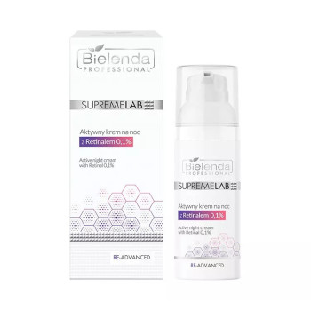 BIELENDA PROFESSIONAL SUPREMELAB RE-ADVANCED AKTYWNY KREM NA NOC Z RETINALEM 50ML