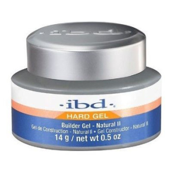 IBD - Hard Gel Led/UV Builder Natural II - Żel Budujący Naturalny - 14g