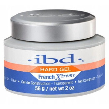 IBD - French Xtreme Hard Gel UV Builder Gel White - Żel UV budujący do paznokci biały - 56g