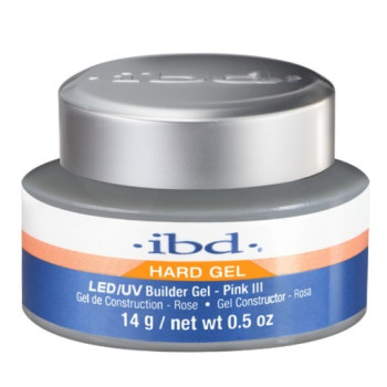 IBD - Led/UV Builder Pink III - Żel Budujący Różowy - 14g