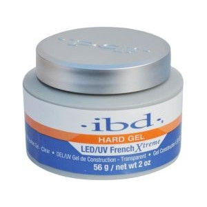 IBD - French Xtreme Hard Gel LED/UV Builder Gel Clear - Żel LED/UV budujący do paznokci - 56g