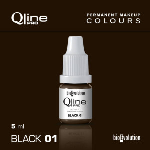 Bioevolution - Barwnik BLACK 01-Qline Pro 5ml.