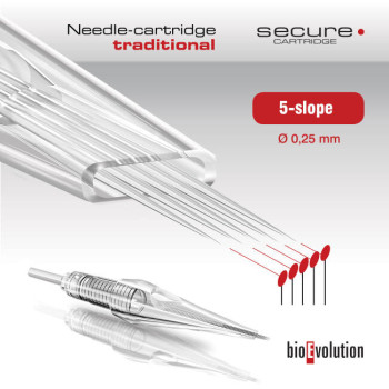 Bioevolution - igła 5-slope 0,25 secure