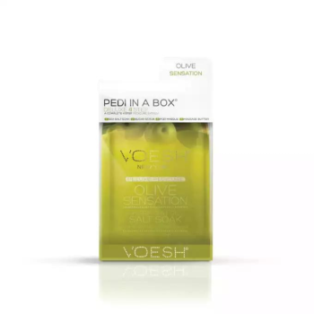 VOESH - Olive Sensation Pedi In A Box Deluxe Zestaw Do Pedicure 4 Kroki