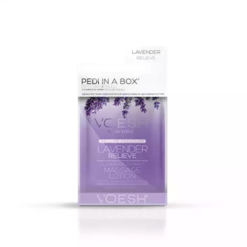 VOESH - Lavender Relieve Pedi In A Box Deluxe Zestaw Do Pedicure 4 Kroki