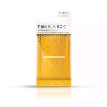 VOESH - Lemon Quench Pedi In A Box Basic Zestaw Do Pedicure 3 Kroki