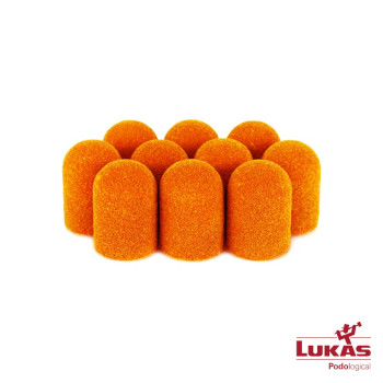 Lukas - kapturek ścierny ORANGE 13mm x 150grit - 10szt