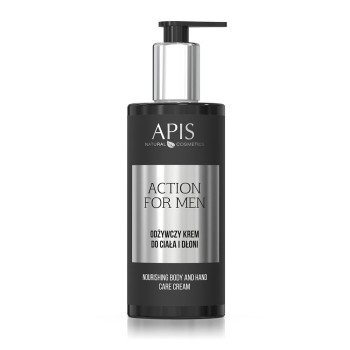 Apis - Action for Men Odżywczy krem do ciała i dłoni - 300ml