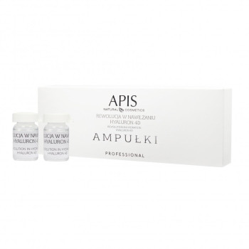 Apis - Rewolucja w nawilżaniu HYALURON 4D AMPUŁKI - ampułki 5x5ml