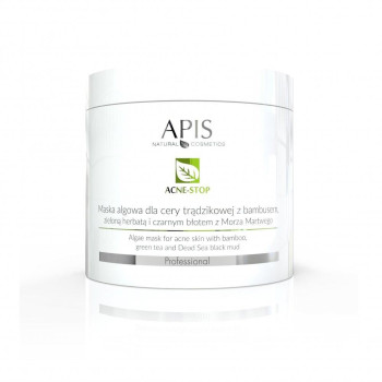 Apis - Acne-stop - Maska algowa dla  cery trądzikowej z bambusem - 250g