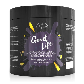 Apis - Good Life - Oczyszczający peeling do ciała, dłoni i stóp - 700g