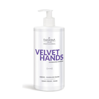 Farmona - VELVET HANDS - Kremo - maska do dłoni - 500ml