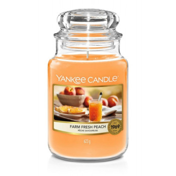 Yankee Candle - FARM FRESH PEACH Duży słoik