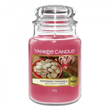 Yankee Candle - PEPPERMINT PINWHEELS słoik duży