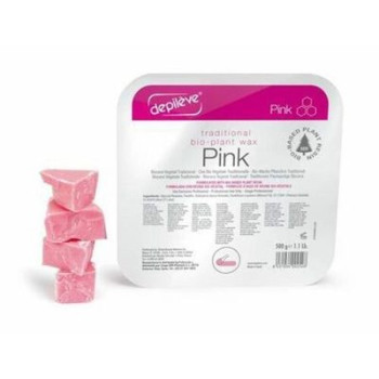 Depileve - Wosk Tradycyjny Twardy Różany Pink BIO - 1 kg