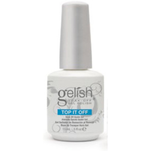 Gelish - Żel nawierzchniowy Soak Off Top It Off - 15ml